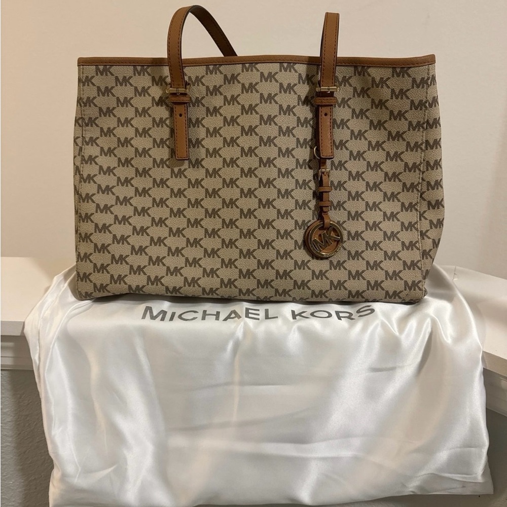 Michael Kors Brown Tote Bag